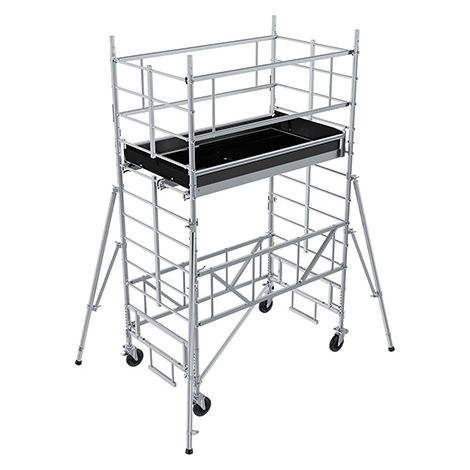 Echafaudage roulant alu - Hauteur de travail max 5.30m - TLS0320T