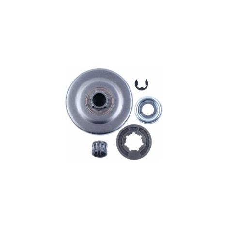 Kupplungstrommel P7 Kettenrad für STIHL MS170 MS180 MS250 MS251 017 018 021 02 Kettensägen Ersatzteile mit Nadellagerscheibe E-Clip 9512 933 2260 - Crezuo (1/4)