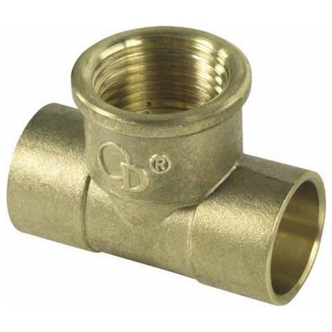 TE DE LATÓN 22X3/4X22 GW PARA SOLDAR