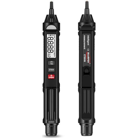 ET8906 1 Hz 10 MHz Grand écran Hz 10 MHz Mini multimètre intelligent portable True RMS numérique 3 en 1 (multimètre + stylo de test de tension + compteur de séquence de phase) Multimètre Mesure de t (1/3)