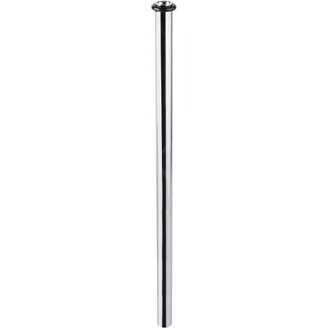 Tube de chasse d'urinoir 37043 400mm x 18mm en laiton droit chromé (1/4)
