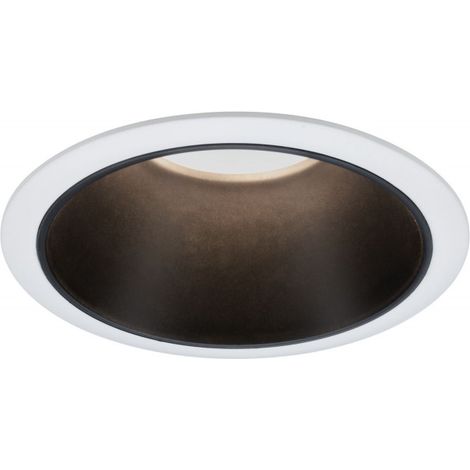 Spot encastré Cole Paulmann IP23 GU10 Blanc, Noir mat (1/5)