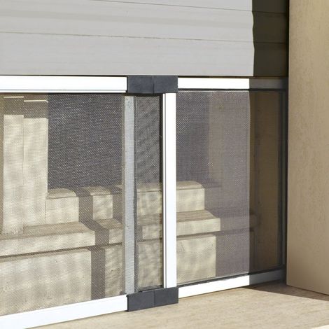 Zanzariera Estensibile Reversibile Finestra Balcone Alluminio Tapparelle H 70/50 (1/2)