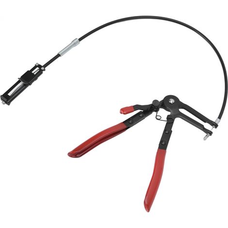 Pince à collier flexible en acier au manganèse 65, à long bras et à ressort, pour tuyau d'essence ou de fioul. (1/5)