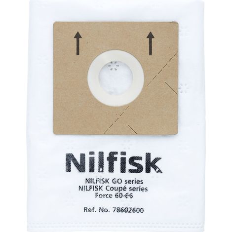5 sacs d'aspirateur Nilfisk Go & COUPE Séries