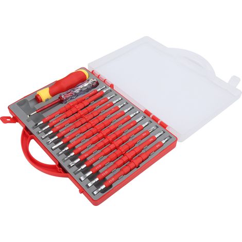 Doppelseitiger Schraubendrehersatz mit speziellen magnetischen Spitzen, isoliertes Heimwerkerwerkzeug (1/5)