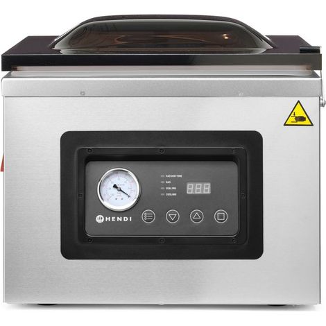 Machine à emballer sous vide avec chambre Profi Line bande de soudure 410 mm - Hendi