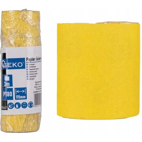 Carta vetrata - rotolo 115mm x 3m P180 (100)