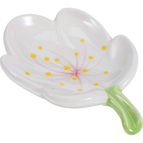 Porte-savon en céramique blanc pour la cuisine