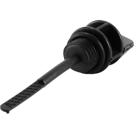 Bouchon de remplissage d'huile avec jauge - 1 pièce - Nylon noir - Moteurs 4 temps GY6 - Scooter Quad Kart 50 à 150 cm³ - 80 mm (1/5)