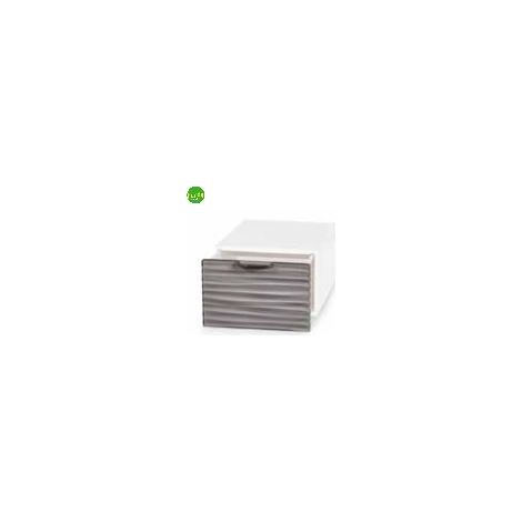 Box wave Domoliving qbox mini grigio bianco 10 x 15 x 21 cm