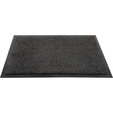 Tapis d'entrée intérieur ALI QAPU 90x150cm Anthracite
