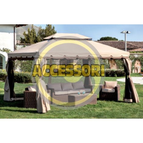 C SET 4 TELI LATERALI P/GAZEBO ADVENTURE 3X4MT- 1,0 confezione