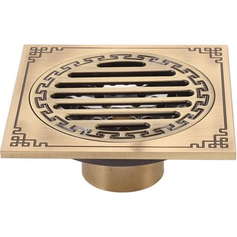 Protector de suelo de ducha para desagüe - atrapapelos - rejilla de desagüe grande - juego de desagües para baño - inodoro - balcón - cocina (1/2)
