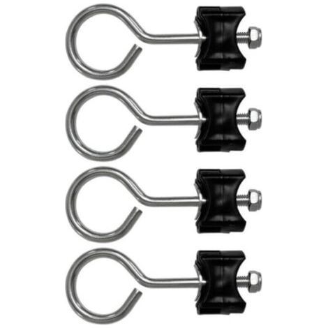 Lot de 4 vis de Trampoline - Accessoires de Rechange - Vis de sécurité pour Trampoline - Vis circulaires pour Trampoline - Accessoires de Fixation pour Trampoline (1/5)