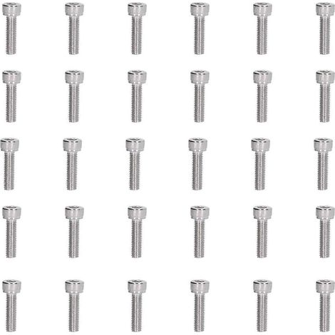 30-teiliges Set mit Innensechskantschrauben M5 A2-70 für Metallverbindungen zur Wartung und Reparatur (M5x18)