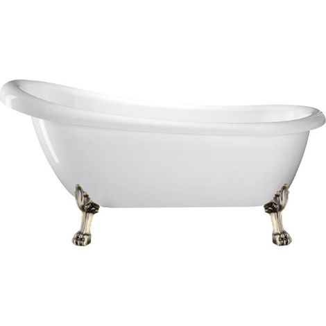 Freistehende Badewanne RICHMOND Löwenfüße ALTBRONZE 171