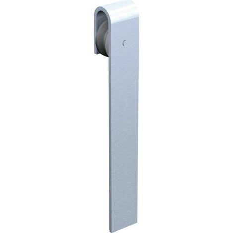 Support per porta a spostamento, supporto a binario in ferro piatto, capacità 15-20 kg, portata 40 kg