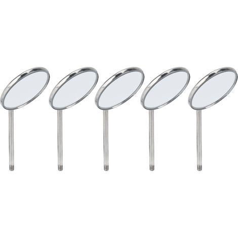 10 miroirs dentaires en acier inoxydable Type 5 pour examen buccal et soins dentaires (1/5)