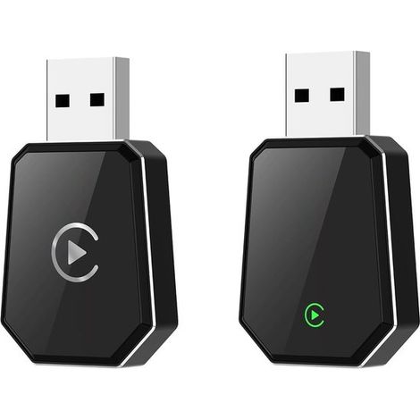Geeignet für Android Auto & CarPlay Wireless Adapter, Plug & Play 2025, Umwandlung von kabelgebunden auf kabellos, Mini Playbox (1/5)