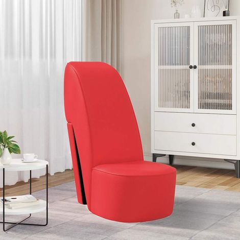 vidaXL Poltrona a Forma di Scarpa con Tacco Alto in Similpelle