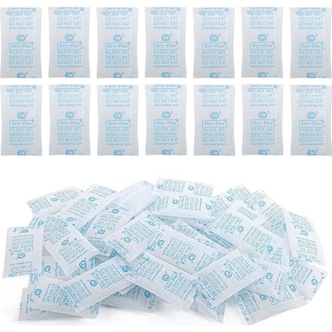 1 g x 250 Silicagel-Beutel, Lebensmitteltrockenmittel, Trockenmittel, Silicagel, Silicagel-Beutel, Silicagel-Kugeln für den täglichen Bedarf, Lebensmittel, Kleidung, Lebensmittel