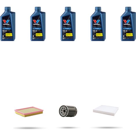 Kit tagliando 3 FILTRI e 5L OLIO compatibile con Chrysler Sebring 2.7 149kw dal 2001 (1/5)