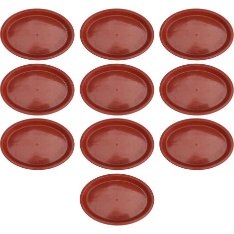 10 Stück Ovale Pflanztopf Untersetzer aus Recycelbarem
