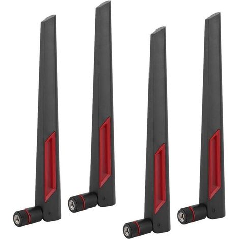 WiFi Antenna, WiFi Router Antenna with Omnidirectional Dual Band Directional Antenna for RP-SMA for ASUS AC68U (4 Pack) (1/5)