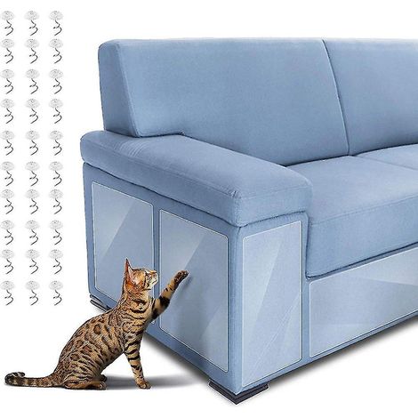 Lot de 6 protections anti-griffures pour chats, protège-canapés et meubles (2 tailles : 1448 cm/3045 cm) (1/5)