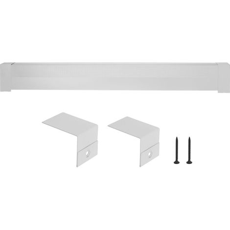 Mophorn Heizkörperabdeckung Basic-Serie, 1526 x 80 x 193 mm, Standard-Frontabdeckung für elektrische Heizgeräte, Ersatzabdeckung aus langlebigem Stahl, ideal für Schlafzimmer, weiß