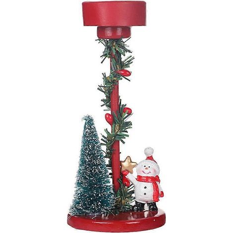 Weihnachtskerzenständer, Tischdekoration, Teelichthalter C--
