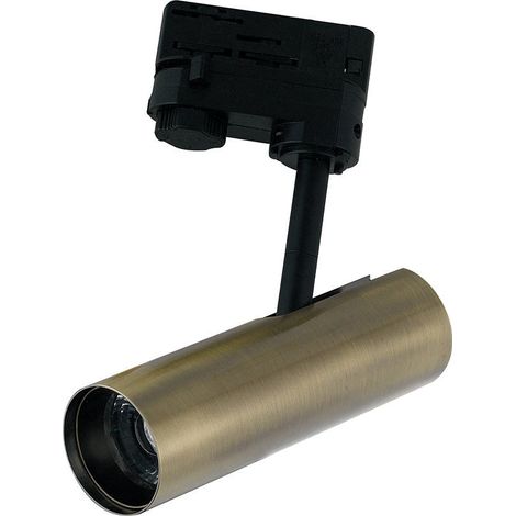 FARO BINARIO LED ROCKET BRONZO 7W 700LM 3000K 16,5X16,5X5CM (1/3)