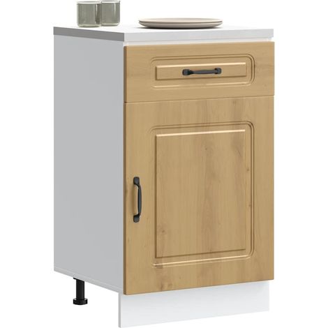 Küchenunterschrank Kalmar Artisan-Eiche Holzwerkstoff