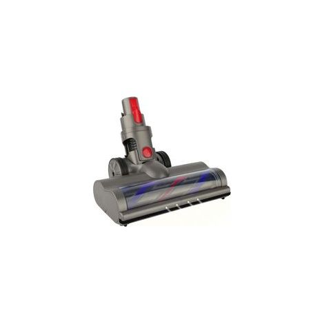 Tête de Nettoyage à Entraînement Direct Acessoire de Brosse Turbo avec Dégagement Rapide pour Dyson V7 V8 V10 V11 V15 Aspirateur, avec Rouleau Poils Durs et Lumière LED (1/4)