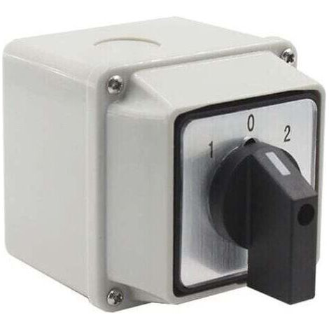 Universal Source Changeover 20 A Voltage 380 V IP65 Waterproof Housing Rotary Cam Selector for Electrical Applications - LW26-20 (1/4)