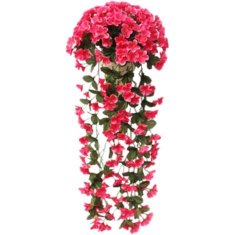 BUNTHAUS PA Lot de 2 plantes artificielles à suspendre, longues plantes artificielles à suspendre, décoration de mariage, faux lierre, mur de maison, chambre à coucher, décoration intérieure et extéri (1/4)
