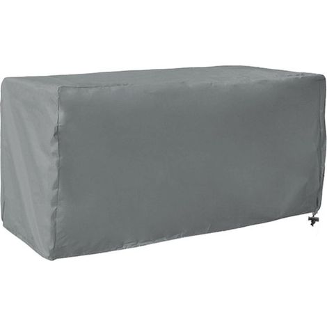 Schutzhülle für Aufbewahrungsboxen im Außenbereich – Wasserdicht, regendicht und UV-beständig – Grau – 158 x 76 x 69 cm (1/5)