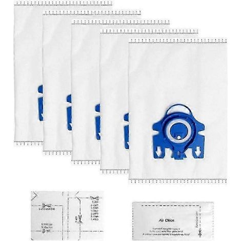 Lot de 16 sacs de rechange pour aspirateurs Miele Complete C2 C3 Classic C1S8S5S2 série GN (1/5)