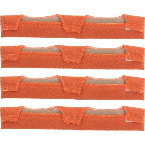 Set mit 4 waschbaren Baumwoll-Schweißbändern für Schweißhelme, orangefarbenes Zubehör (1/5)