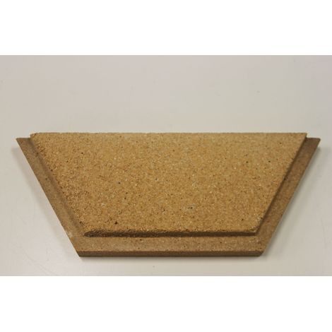 Déflecteur à l’avant pour poêles à cheminée M-Line de Wamsler - vermiculite - dimensions d'encastrement parfaitement adaptées