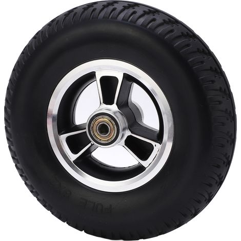 Roue de rechange pour fauteuil roulant, moyeu en alliage d'aluminium renforcé PU solide, accessoires pour déambulateur, 193 mm