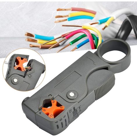 Pince à dénuder pour câbles coaxiaux et de données, pince à dénuder pour, ZQKLA (1/5)