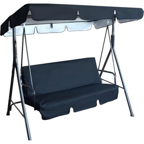 Bâche de protection contre la pluie pour portique de balançoire, taille XL. Convient aux portiques de balançoire de dimensions 164 x 114 x 15 cm et aux assises de dimensions 150 x 50 x 10 cm. Bâche im (1/5)