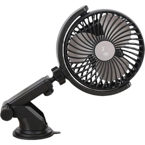 Ventilateur Voiture À Batterie Rechargeable Ventouse Puissant (1/5)
