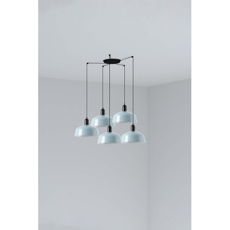 TATAWIN M lámpara colgante azul grisáceo 20340-147-5L