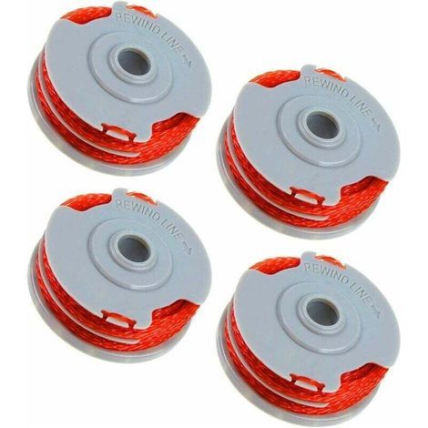 CHOYCLIT Lot de 4 bobines de fil Flymo FLY021 pour débroussailleuse - 1,5 mm - 11 m - En nylon - Compatibles avec les coupe-bordures Flymo - Remplace FLY021/513937190 (1/5)