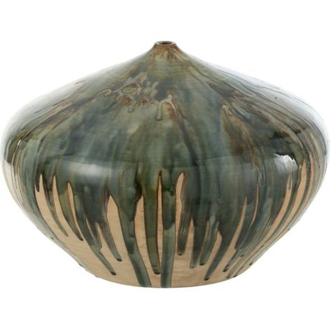 Vase en Céramique "Peinture" 36cm Vert (1/2)