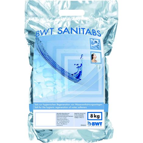 BWT Sanitabs Regeneriersalz 94241 8 kg, Sack