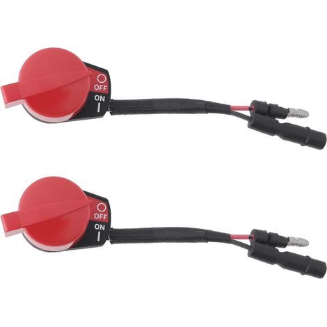 2 Pieces Engine Stop Switch Lawnmower Stop Switch with Screws 35120-Z5T-0031 Compatible with Honda GX240 GX270 GX340 GX390 GX340UT2 (1/5)
